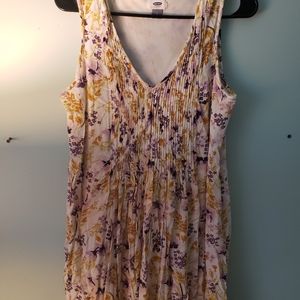 Floral pattern midi dress